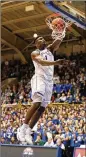  ?? STREETER LECKA / GETTY IMAGES ?? Zion Williamson is the ACC’s second-leading scorer at 20.4 points per game.