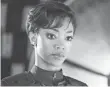  ?? CBS ?? First Officer Michael Burnham (Sonequa MartinGree­n) is boldly going.