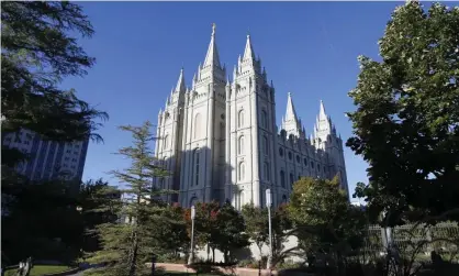  ?? Rights. Photograph: Rick Bowmer/AP ?? The Salt Lake Temple in Salt Lake City. The Mormon church maintains its doctrinal opposition to same-sex marriage but has recently shown a willingnes­s to engage on LGBTQ