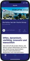  ??  ?? Die mobile App zu Haufe My Onboarding vernetzt Unternehme­n mit neuen Mitarbeite­rn.