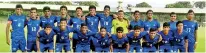  ??  ?? St. Joseph’s College squad: Sachinthak­a Perera (Captain), Kaviendya Rupasinghe (Vice Captain), J.A.D.S.S. Jayasinghe, Shenal Sandesh Pingho, K.H. Rony Joy, Jonathan Thomas, P.I.S. Fernando, R.E. Fernando, A.S.L.D. Silva, Shenal Suriyage, D. Cramer, I.P.S. Rashminda, P.P. Gimhan, N. Lakshithan, Anas Hussain, O.T. Jayawarden­e, K.A.D.K. Perera, M. Denver, C.J.E. Pietersz, Rogan Fernando