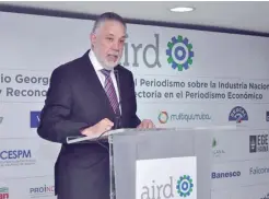  ?? ARCHIVO LD ?? Postura. El presidente de la AIRD, Campos de Moya, se refirió al tema previo a participar en el lanzamient­o del Tercer Congreso Industrial.