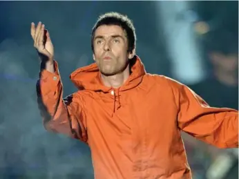  ?? DAVE HOGAN FOR ONE LOVE MANCHESTER/AFP/GETTY IMAGES FILE PHOTO ?? Liam Gallagher performs Oasis’s “Live Forever” with Coldplay at the One Love Manchester benefit concert.