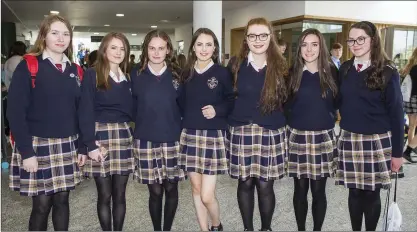  ??  ?? Amy Cullen, Shauna Armstrong, Ellen Armstrong, Caitlin Jones, Aisling Mullen, Emma McCaffery, Kellie Dedaney ( Mercy College)