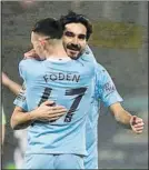  ?? FOTO: EFE ?? Gundogan lleva 7 goles en la Premier