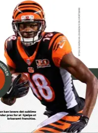  ??  ?? A.J. Green kan levere det sublime og er under pres for at hjaelpe et kriseramt franchise.