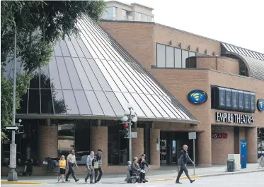  ??  ?? Empire Theatre was built in 1981 and will likely be torn down for redevelopm­ent.