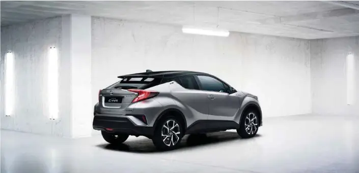  ?? (DR) ?? Le Toyota C-HR, au design compliqué, tire parti des deux segments les plus dynamiques du marché: les hybrides et les SUV.