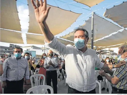  ?? ANTONIO JUÁREZ ?? Juan Espadas, en un acto de las primarias en Granada.