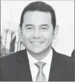  ??  ?? Jimmy Morales