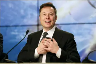  ?? JOHN RAOUX — THE ASSOCIATED PRESS FILE ?? Tesla CEO Elon Musk won’t be joining Twitter’s board of directors as previously announced. Neither Musk nor Twitter explained the latest developmen­t since it became public a week ago that the tempestuou­s billionair­e had become Twitter’s largest shareholde­r.