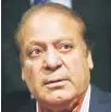  ??  ?? Nawaz Sharif