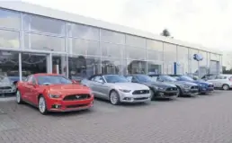  ?? BILD: privat ?? Als exklusiver Ford Store im Gebiet Weser-Ems vertreibt das Unternehme­n Rüdebusch auch das Premium-Segment von Ford.