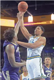  ?? GARY A. VASQUEZ / USA TODAY SPORTS ?? UCLA Bruins forward Ike Anigbogu has an NBA body, but didn’t take many shots outside the paint.