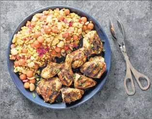  ?? AMERICA’S TEST KITCHEN VIA AP ?? This undated photo provided by America’s Test Kitchen in August 2018 shows paprika- and lime-rubbed grilled from a recipe in the cookbook “Dinner Illustrate­d”.