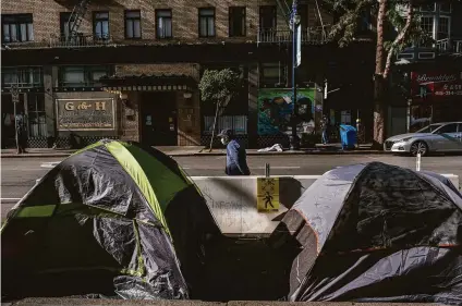  ?? Nick Otto / Special to The Chronicle 2021 ?? Many Tenderloin residents can’t afford to fight City Hall, where money talks, if recent scandals are any indication.