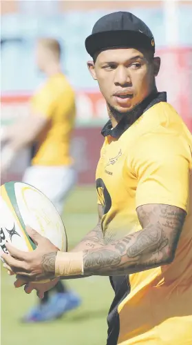  ?? Picture: Gallo Images ?? DELIGHTED. Springbok flyhalf Elton Jantjies has lauded their team effort in starting the season with a good win in the first Test against France.