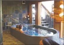  ?? ?? Yosemite Health Spa is the center of The Bug’s laidback ambiance in winter. Photo: Courtesy Yosemite Bug Rustic Mountain Resort