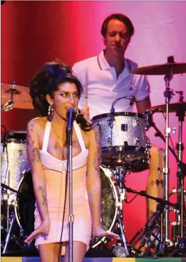  ?? FOTO: AP ?? Amy Winehouses sange lever videre.