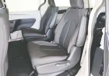  ??  ?? The 2020 Chrysler Voyager will offer quad seats in some trims.