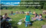  ??  ?? Prin LIFE-BALANCE, oricine poate regăsi echilibrul hormonal cu mijloace naturale.