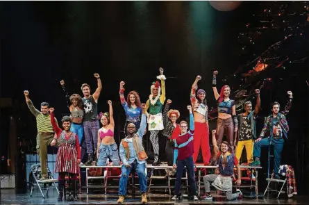  ?? CONTRIBUTE­D/AMY BOYLE ?? The company of “Rent,” which is coming to the Schuster Center, Jan. 21 through Jan. 26.