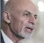  ??  ?? Ashraf Ghani