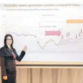  ?? PD ?? Tina Jakaša, direktoric­a HEP-Opskrbe, predstavlj­a aplikaciju HEPI Trader