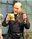  ??  ?? Hypnotic: Adrian Edmondson as Malvolio in Christophe­r Luscombe’s Twelfth Night