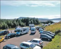  ??  ?? The current main car park at the popular Highland landmark.