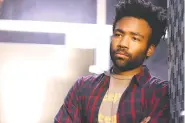  ?? QUANTRELL D. COLBERT/FX ?? Donald Glover portrays Earnest Marks in the comedy “Atlanta.” Glover is nominated for an Emmy Award for Outstandin­g Lead Actor in a Comedy Series.