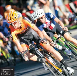  ??  ?? Stephen Bassett at the Cascade Cycling Classic