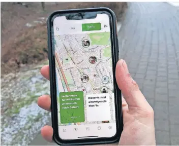  ?? Die App „VoluMap“soll das Ehrenamt in Meerbusch anregen. Wann genau die App hier benutzbar sein wird, steht noch nicht fest. Foto: Dominik Schneider ??