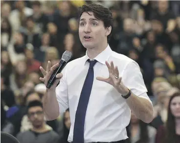  ?? ED KAISER/POSTMEDIA NEWS ?? Prime Minister Justin Trudeau’s government must bear its share of the blame for its inconsiste­ncy on this file, Andrew Coyne writes.