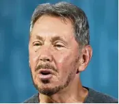  ??  ?? No. 2: Larry Ellison’s stake in Tesla is valued at US$730,773,000 to Us$1bil. — AFP