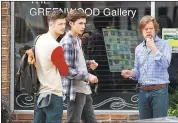  ?? COURTESY PHOTO ?? From left, Grant Gustin, Nick Robinson and William H. Macy star in “Krystal,” on Cinequest’s opening night on Feb. 27.