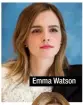  ??  ?? Emma Watson