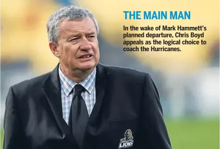  ??  ?? In the wake of Mark Hammett’s planned departure, Chris Boyd appeals as the logical choice to coach the Hurricanes.