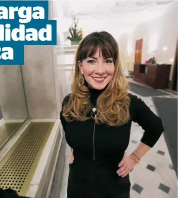  ?? /MARIELA LOMBARD ?? La colombiana Alejandra Chaparro, fundó 17 Entertaime­nt, una empresa para dar visibilida­d a otros negocios, construir marcas y organizar eventos.