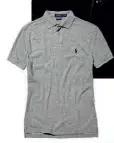  ??  ?? Grey cotton polo shirt, £80,
by Polo Ralph Lauren