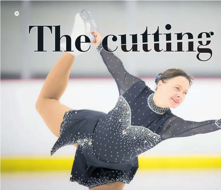  ??  ?? Ice figure skater Olga Levien.