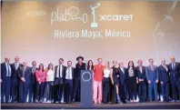  ?? ?? ORGANIZADO­RES de los Premios Platino, actrices y actores, ayer tras la lectura de candidatur­as en la Cineteca Nacional.