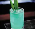  ?? MARK VAN MANEN/ POSTMEDIA NEWS ?? Blue Heaven’s mix includes light rum, lime and almond.