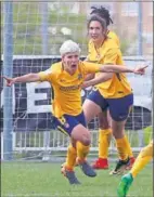  ??  ?? Soni celebra un gol ante el Rayo.