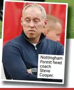  ?? ?? Nottingh Forest he coach Steve Cooper.