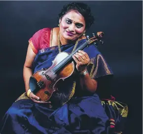  ??  ?? Indian Carnatic virtuoso Jyotsna Srikanth is due to perform at NAFCO