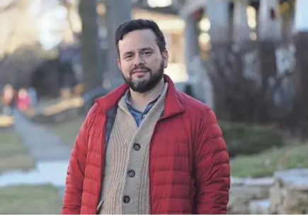  ?? JOSHUA A. BICKEL/COLUMBUS DISPATCH ?? Richard Duarte, who lives in the Short North, has been looking to buy a house in the South Clintonvil­le neighborho­od since fall. But with the competitiv­e market, he was outbid twice.