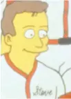  ??  ?? Steve Sax is depicted in the 1992 Simpsons episode, Homer at the Bat.