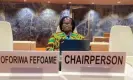  ?? Of Gertrude Oforiwa Fefoame ?? Gertrude Oforiwa Fefoame, new UN chair of the committee on the rights of persons with disabiliti­es. Photograph: Courtesy