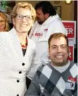  ??  ?? Recordings by Andrew Olivier, seen here with Kathleen Wynne, reveal Liberals trying to persuade him not to run in a byelection.